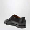 Loro Piana Sergio Derby Shoes In Ebony Colour
