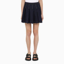 Kenzo Blue Flounced Denim Mini Skirt
