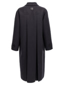 Abrigo de lana doble fendi