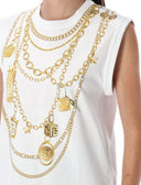 Balmain camisetas y polos blancos