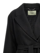 Abrigo de lana fendi