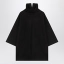 Paura di God Black Cotton e Wool Turtleneck Sweater