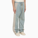 Jeans con borse del jeans di paura della paura del blu chiaro