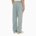 Jeans con borse del jeans di paura della paura del blu chiaro