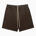 Paura di God Olive Green Cotton Shorts