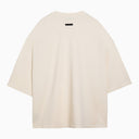 Taglie di cotone oversize color crema di Dio