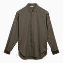 Paura del dio cotone e lana oxford Shirt Olive