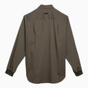 Paura del dio cotone e lana oxford Shirt Olive