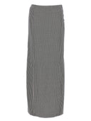 Thom Browne Pied De Poule Long Skirt