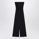 Max Mara Pianoforte Navy Blue Bustier Saltier in maglia viscosa