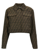Fendi ff canvas jacka