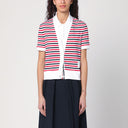 Thom Browne Striped Cardigan In Linen
