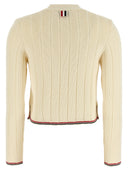 Thom Browne 'Ladder Full Needle Rib Stitch' Cardigan