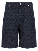 Fendi Bermuda Jeans Jacquard FF