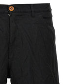 Comme des Garcons -Hemdes zerknitterten Bermuda -Shorts