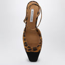 Aquazzura Pump French Flirt 35 Leopardo de cuero estampado