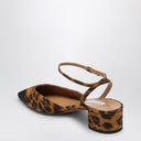 Aquazzura Pump French Flirt 35 Leopardo de cuero estampado