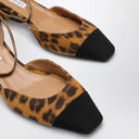 Aquazzura Pump French Flirt 35 Leopardo de cuero estampado