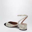 Aquazzura French Flirt 35 Milk/Black