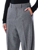 Pantaloni Ami Paris Grigi