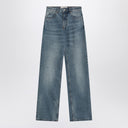 Jeans de mezclilla azul lavado de ami paris