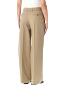 Ami Paris Trousers Beige