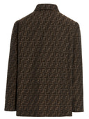 Overshirt de logotipo de Fendi
