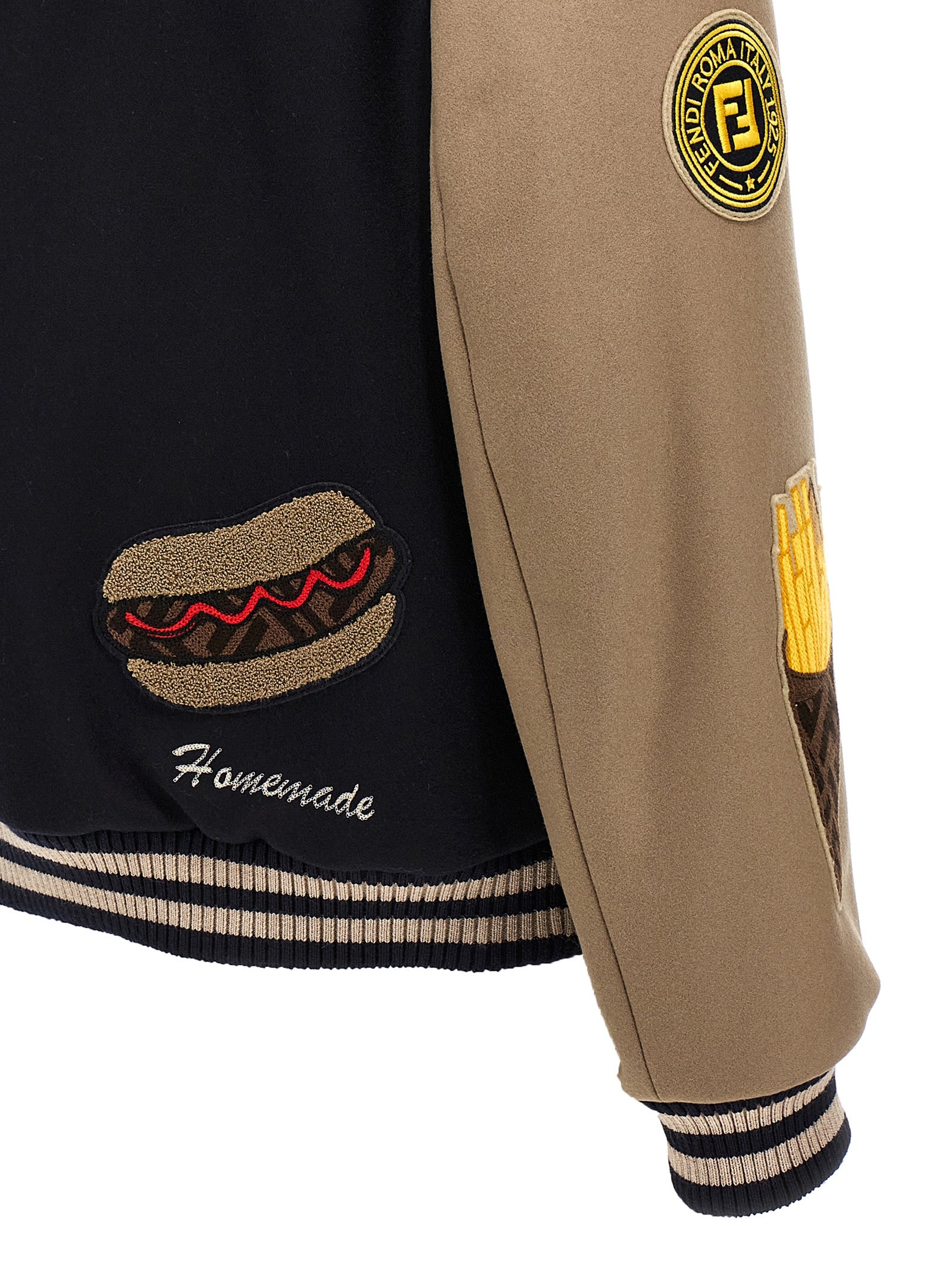 FENDI】24FW＊Fendilicious ボンバージャケット ウール ロゴ FENDI