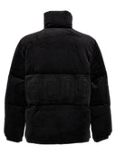 GCDS 'Logo Band' Velvet Down Jacket