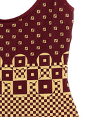 Fendi Micro Patchwork One Piece Swimsuit