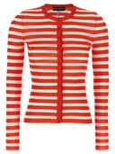 Dolce & Gabbana Striped Viscose Cardigan