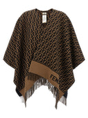 Fendi 'ff' poncho