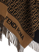 Fendi 'ff' poncho