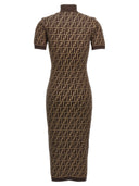 Abito midi "ff" Fendi