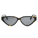 Fendi Ff Diamonds Brown Cat Eye Sunglasses
