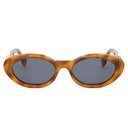 Fendi Ff Diamonds Brown Oval Sunglasses