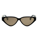 Fendi Ff Diamonds Black Cat Eye Sunglasses