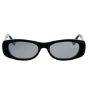 Fendi Ff Squared Black Oval Sunglasses