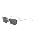 Fendi First Crystal Gold Rectangular Sunglasses