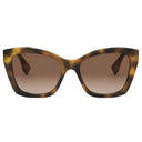 Fendi Lettering Brown Butterfly Sunglasses