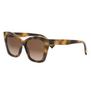 Fendi Lettering Brown Butterfly Sunglasses