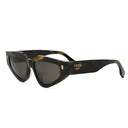 Fendi Rome Brown Geometric Sunglasses