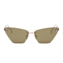 Fendi First Crystal Pink Cat Eye Sunglasses