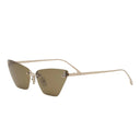 Fendi First Crystal Pink Cat Eye Sunglasses