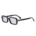 Fendi Selleria Brown Rectangular Sunglasses