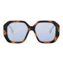 Fendi Selleria Brown Square Sunglasses