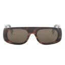 Fendi Signature Brown Irregular Sunglasses