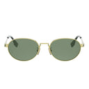 Fendi Sky Gold Oval Sunglasses