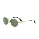 Fendi Sky Gold Oval Sunglasses