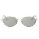 Fendi Sky Gold Oval Sunglasses